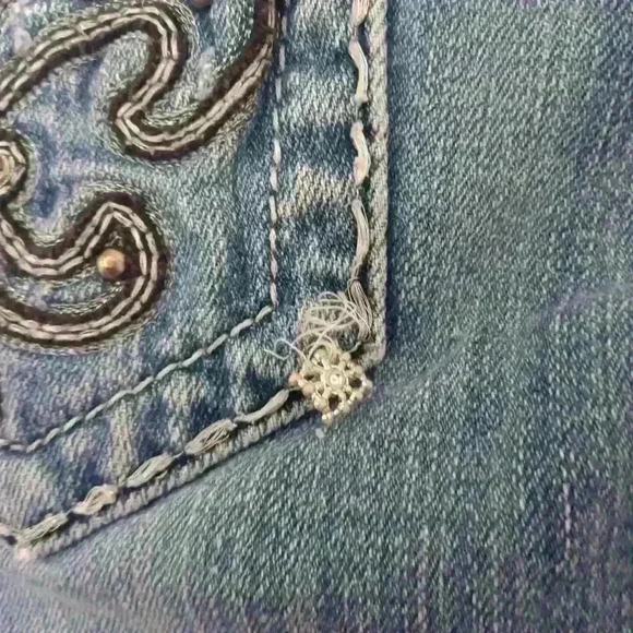 Miss Me Jeans Sequined Size 25 - Picture 11 of 16